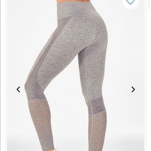 Fabletics high-waisted seamless mesh leggings